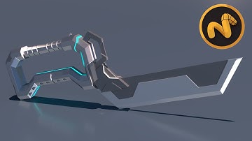 Hard surface N°4-Sci-fi Blade in MODO foundry-Subdivion & Meshfusion