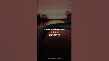 Free Cinematic Fonts to use in Capcut App🔥 #nikedits #editingtutorial #capcut #cinematictext