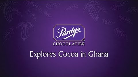 Purdys Chocolatier - Educating Cocoa Farmers