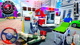 Ambulance Driver Rescue Simulator 2020 - Helicopter Emergency Hero Drive - Android GamePlay screenshot 4
