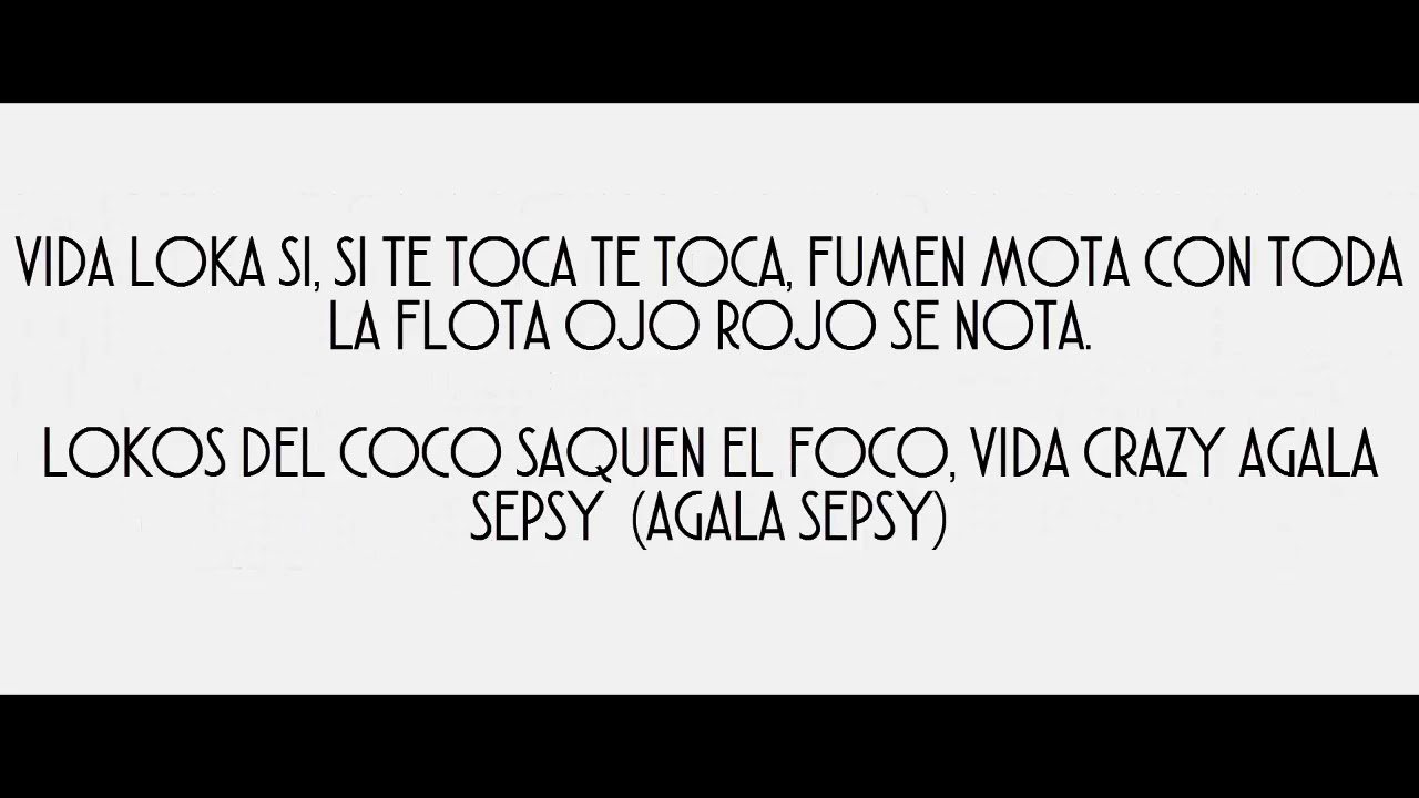 MANIAKO//VIDA LOKA//LETRA//RAP LETRAS MG YouTube