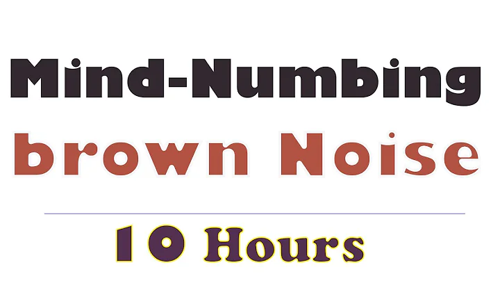 (12 Hours) BLACK SCREEN Mind-numbing Brown Noise - Study, Sleep, Tinnitus Relief and Focus