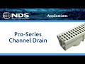 Nds 5 pro series channel drain application  drainage solutions inc