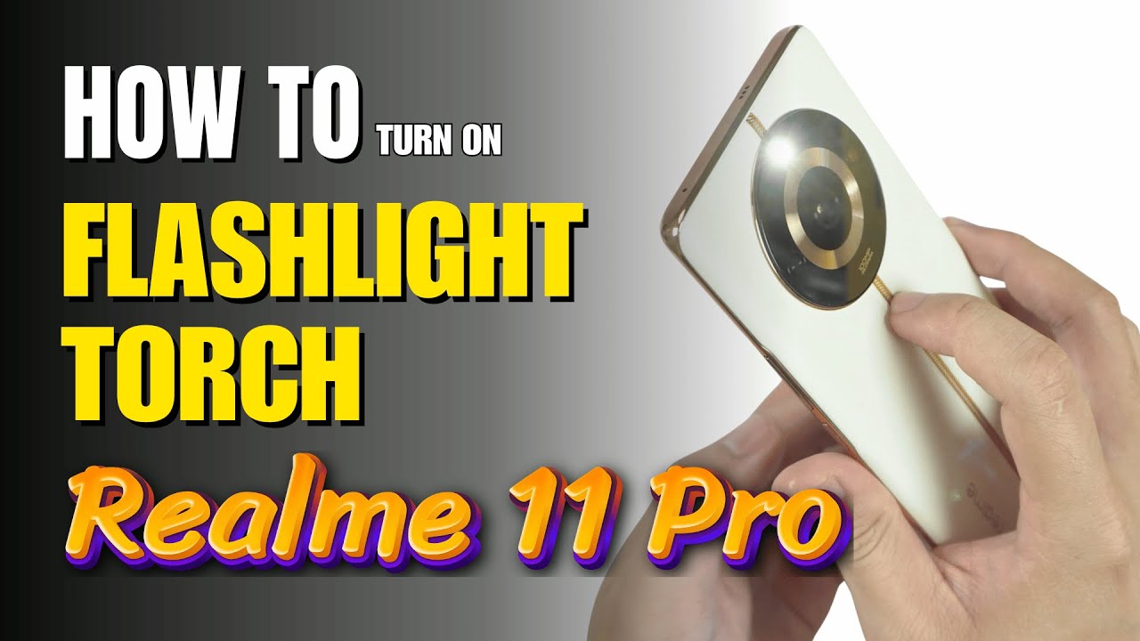 How to turn on Flashlight | Torch Realme 11 Pro