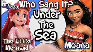 Disney Who Sang It? | Multiple Choice Disney Quiz! | The Topspot | Moana - Frozen - Tangled &amp; More