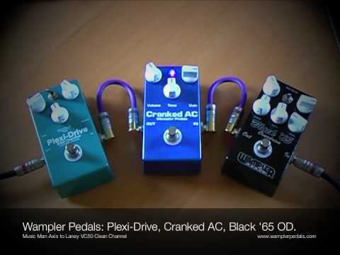 Wampler Pedals: Black '65 OD, Cranked AC, Plexi-Dr...