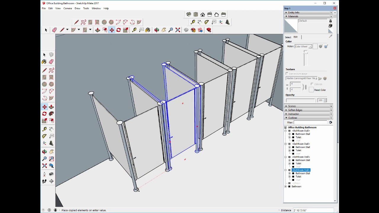 Restroom Sketchup