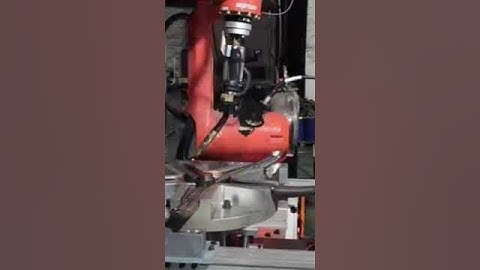 seam tracking  to the  robot for automated welding in the application of rotating chair welding