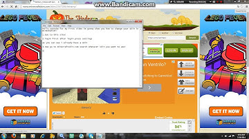 How to change your skin in mineshafter