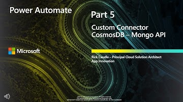Part 5  Power Platform -  Create Custom Connector for CosmosDB