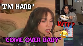 Valkyrae reacts to John and Jodi being a little too comfortable