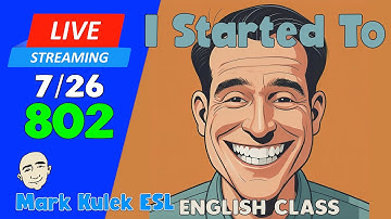 Free Time | Live Stream English Class #802 with Mark Kulek ESL