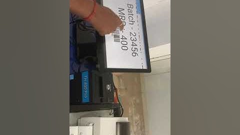 Wep Joy Pos Elite With Label Printer Demo