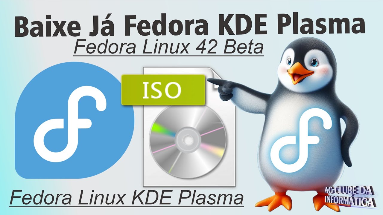 Como Baixar a ISO Fedora KDE Plasma Desktop 42 Beta - YouTube