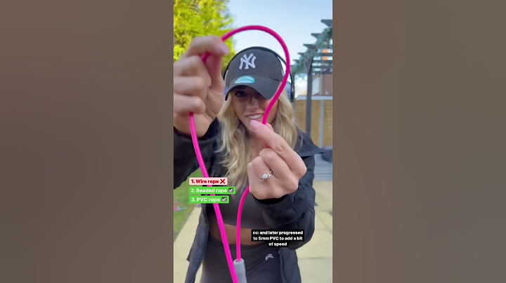 Top beginner jump rope tips 👊🏼 link to ropes in comments ⬇️ #jumprope #skipping #tips