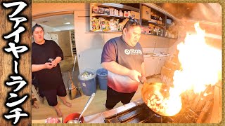 【相撲飯】手羽元の照り焼き・ステーキバター焼・他人煮・塩ちゃんこ鍋