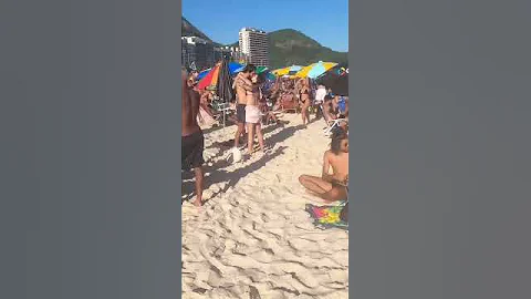 🇧🇷 Copacabana Beach in Rio de Janeiro🌴Brazil