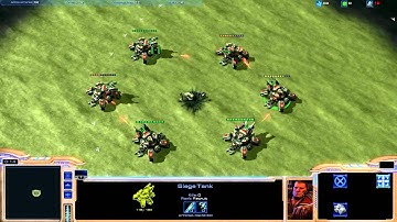 Starcraft 2 custom unit - Battle Tanks