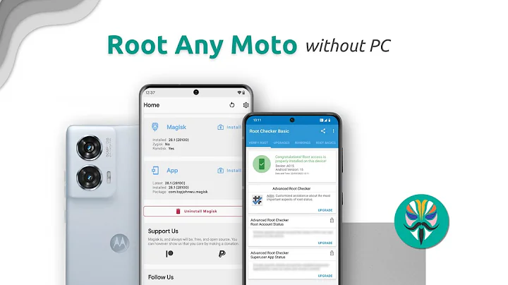 how to root any Motorola without computer | Unlock Bootloader and Root Moto without PC