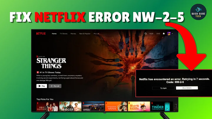 How to Fix Netflix NW-2-5 Error on Smart TV (Fast & Easy Solution)