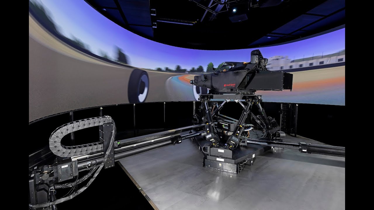 Dim150 AUDI Sport DiM150 Driving Simulator at FormulaE Team - YouTube