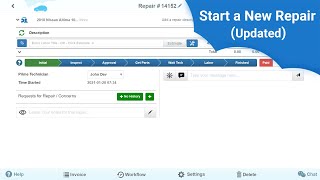 AutoRepair Cloud - Start a New Repair (Update)