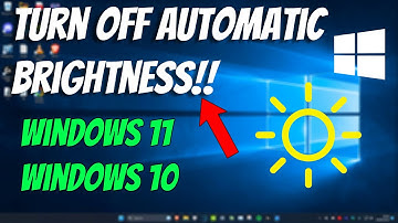 How To Turn Off Automatic Brightness in Windows 11