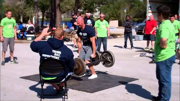 Reed Tompkins 3rd place LW Florida Strongman Champ...