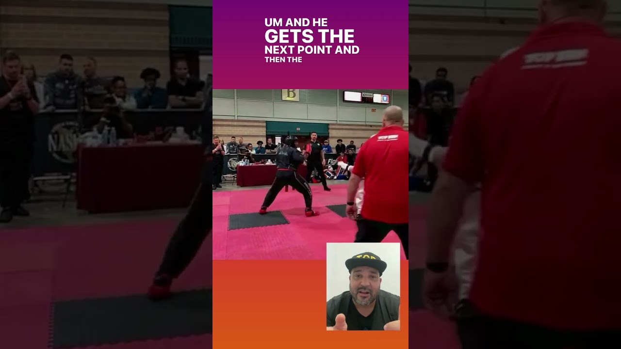 Two great heavyweight point fighters, and unfortunately a busted nose  