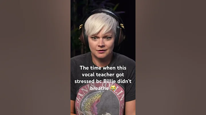 || that time this vocal teacher got stressed bc Billie didn’t breathe 😭 #billieeilish #vocalteacher