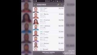 Fanduel WEEK 7 NFL LINEUP