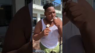 Big boy steals ice cream from girls 🍦😂 #shorts