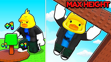 I Grew The TALLEST TREE to Climb in Roblox!