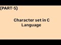 Character set in C language. #CProgramming #CProgramInHindi #LearnCProgramming #CProgrammingTutorial
