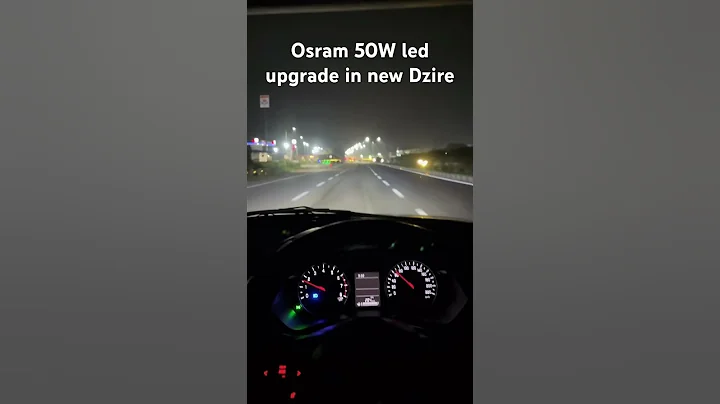Osram 50W #osram #led #upgrade #headlightupgrade #visibility #dzire2025 #dzire2024 #newdzire