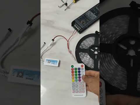 Video: LED-strookbeheer: 'n spesiale blok, verbindingskenmerke en helderheidskeuse