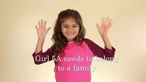 Introducing Girl 5A and the 2015 Permanency Campaign