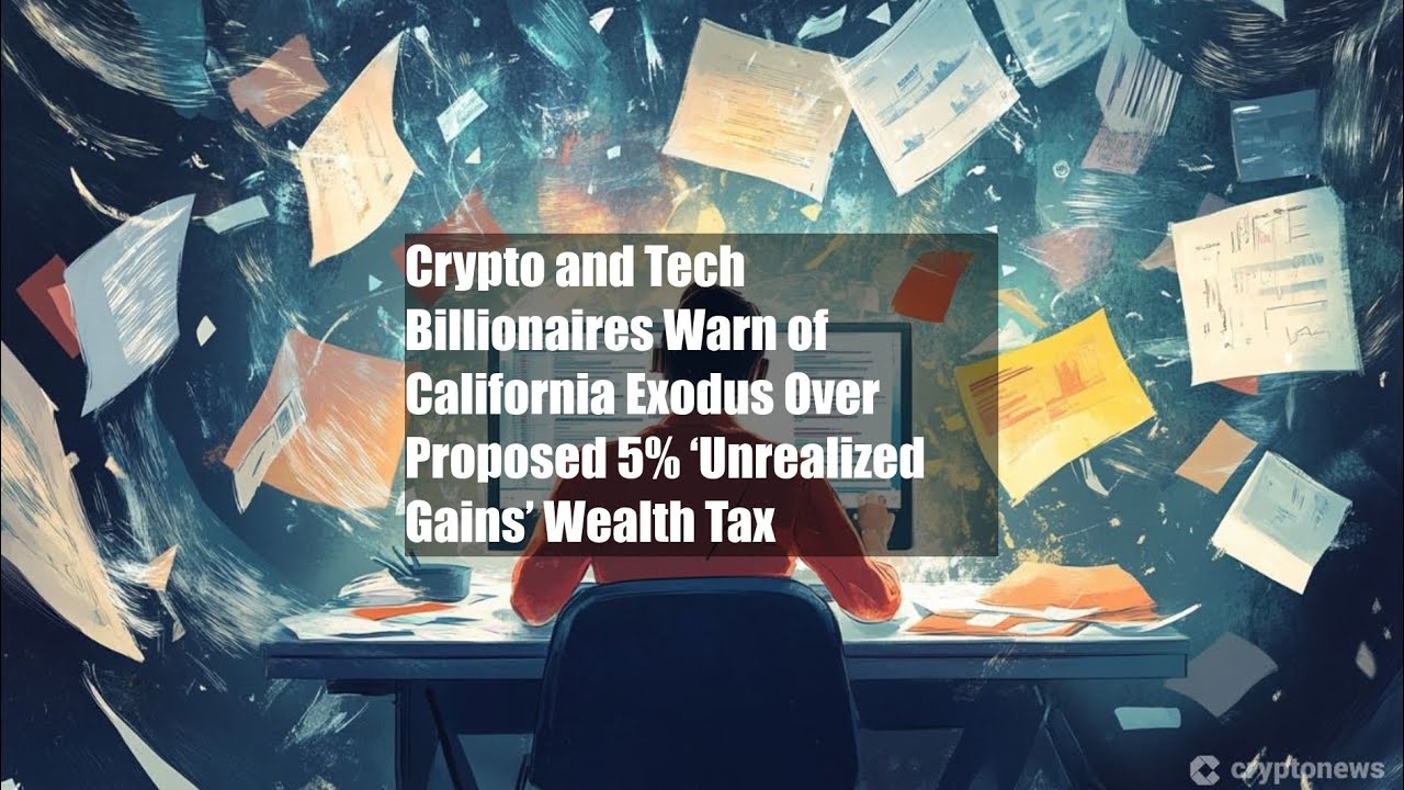 Crypto and Tech Billionaires Warn of California Exodus Over - YouTube