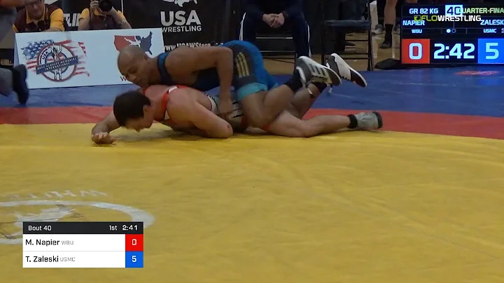 GR/GR 82 KG - QF - Michael Napier (WBU) Vs. Terren...