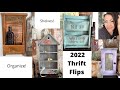 2022 Thrift Flips | Shelves | Cubbies | Jewelry Box | DIY Paint | Organizational Decor Flips