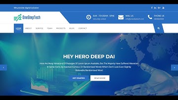 Best Company Portfolio/Website 2020 || Laravel and Bootstrap || SathiSoftAcademy