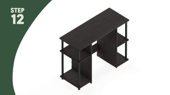 Furinno JAYA Simplistic Computer Study Desk with Bin Drawers