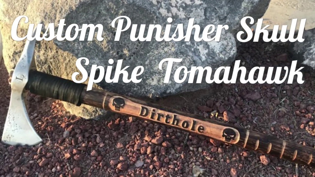 Custom “Punisher Skull” Spike Tomahawk