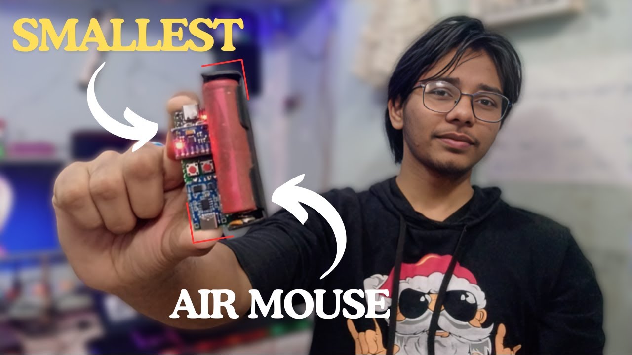 Smallest ESP32-C3 Air Mouse Build (upgrade V2)🔥 - YouTube
