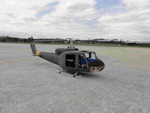 BELL UH-1 B by SkyHunter Hobby T-Rex 600 Flybarless