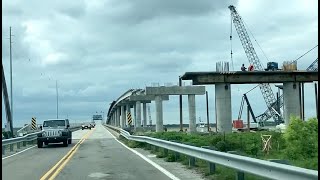 Cellphone video shows progress of new bridge to Hunting Island State Park, SC screenshot 5