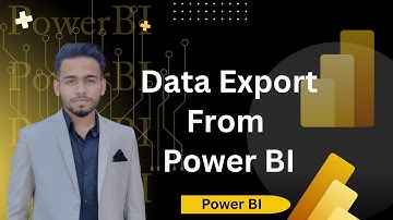 2.8 View Data and Export in CSV from Power BI Visuals | Power BI Tutorials for Beginners | Ali Ahmad
