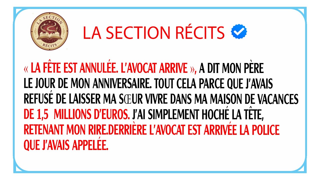 Ma sœur veut ma villa de 1,2M€ gratuitement, je lui tends un piège qu’elle n’oubliera jamais !