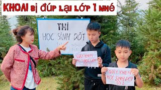 DTVN Vlog : (Tập 108) Bài học nhớ đời cho kẻ giám bắt nạt trẻ trâu ( KHOAI SẮN ĐI THI HỌC SINH DỐT )