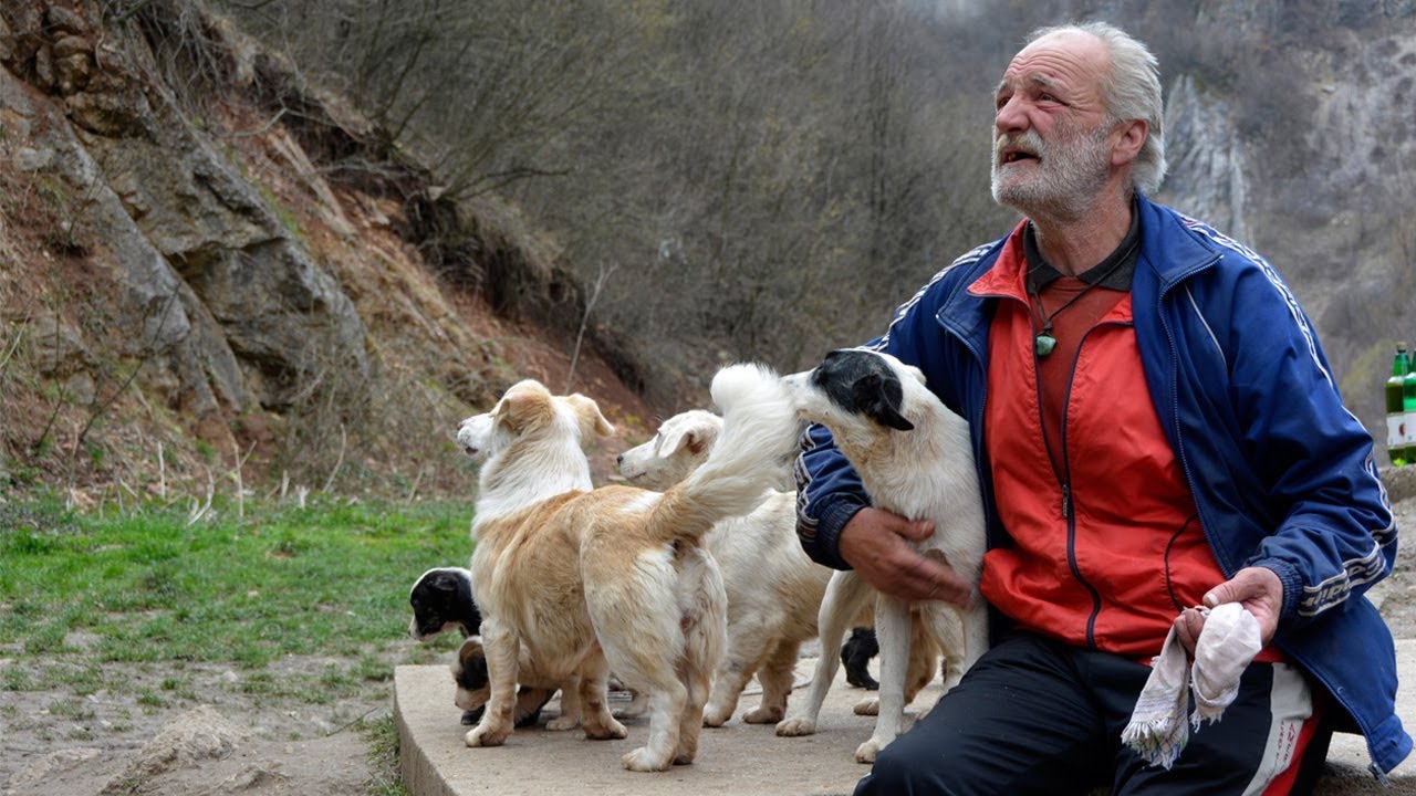 Špiljski čovjek pse hrani keksom, mlijekom i čokoladom